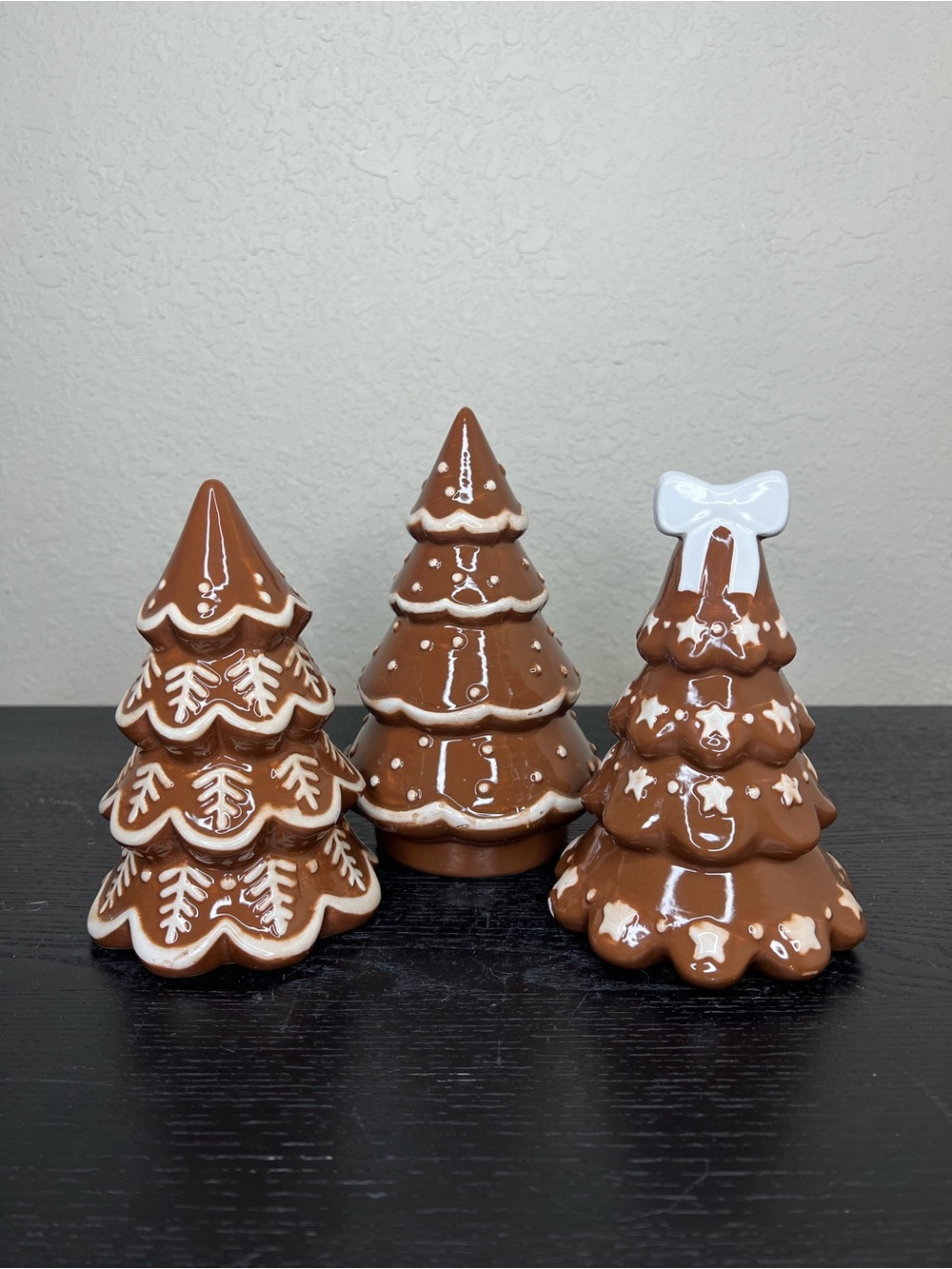 NEW Target Bullseyes Playground Christmas 2026 Ceramic Gingerbread Trees Set 3